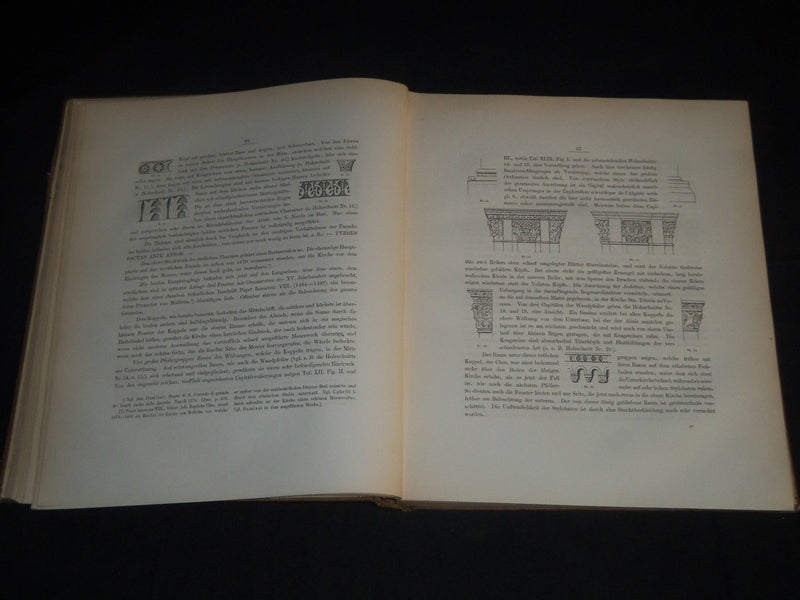 1860 DENKMAELER DER KUNST DES MITTELALTERS IN UNTERITALIEN VOLUME 1-4 - Z 165