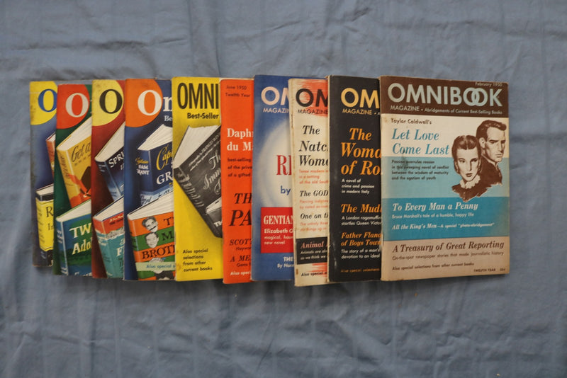1950-1957 OMNIBOOK BEST-SELLER MAGAZINE - LOT OF 60 - O 3882