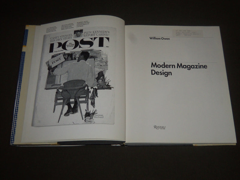 1991 MODERN MAGAZINE DESIGN BOOK BY WILLIAM OWEN - GREAT PRINTS - I 592