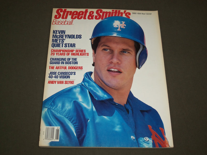 1989 STREET AND SMITH'S BASEBALL MAGAZINE - KEVIN MCREYNOLDS - SP 9762