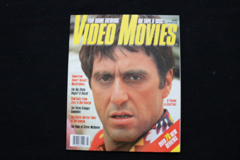 1984 MAY VIDEO MOVIES MAGAZINE - AL PACINO COVER - E 25225
