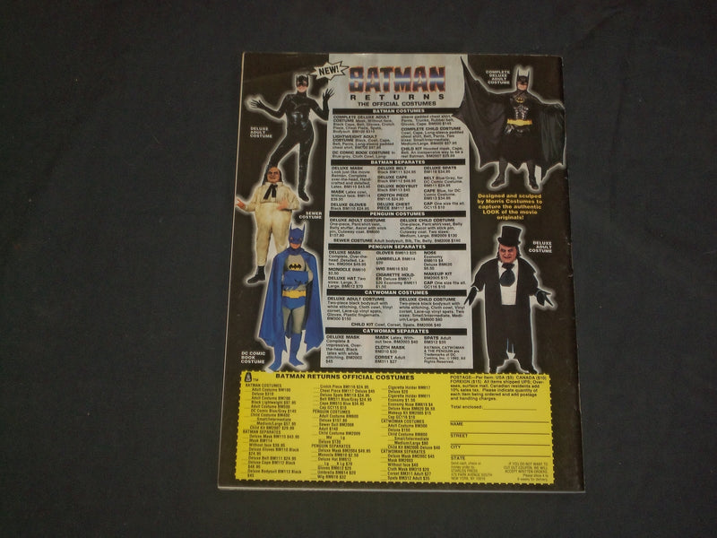 1992 STARLOG PRESENTS SFX MAGAZINE - ISSUE #3 - BATMAN RETURNS - B 4899