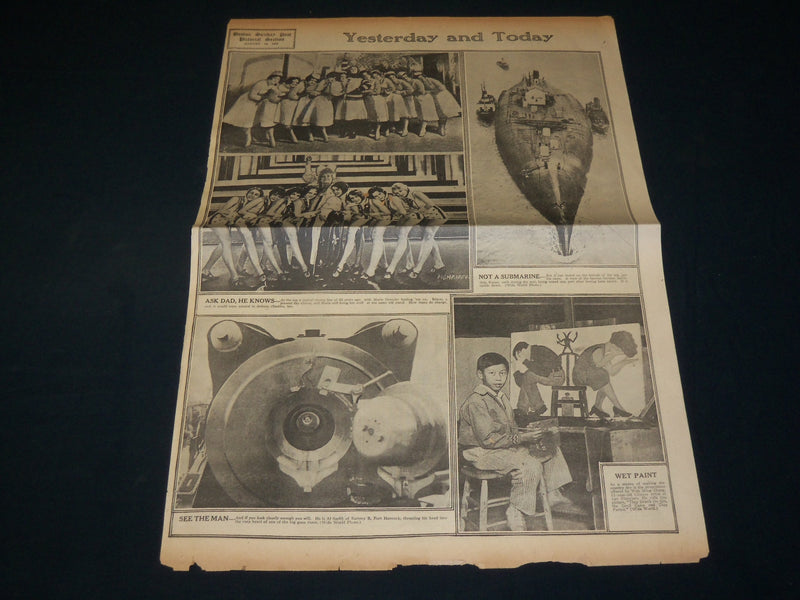 1929 AUGUST 18 BOSTON POST PICTORIAL SECTION - MARIE DRESSLER - NP 5338