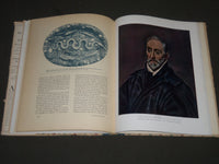 1951 ART TREASURES OF LOUVRE BY RENE HUYGHE HARDCOVER BOOK - I 499