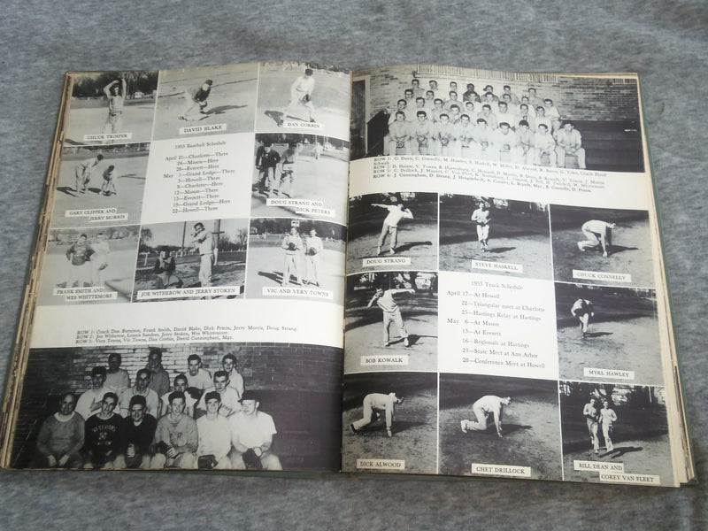 1953 EATONIAN EATON RAPIDS HIGH SCHOOL YEARBOOK - EATON RAPIDS, MI - YB 2575