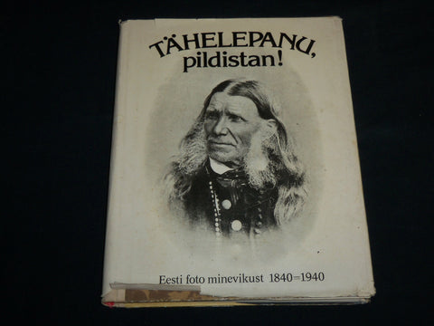 1986 TAHELEPANU PILDISTAN! HARDCOVER BOOK BY PETER TOOMING - R 704Y