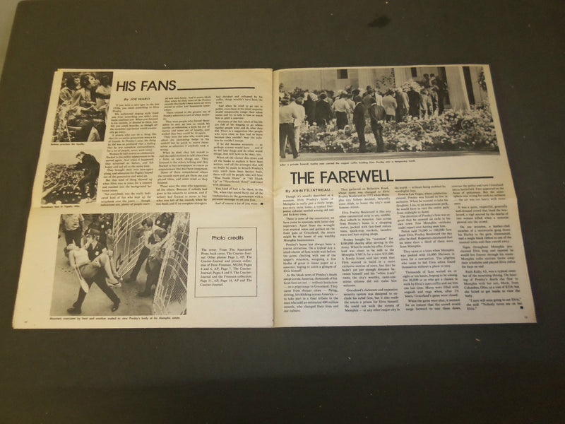 1977 THE SUNDAY BULLETIN NEWSPAPER - ELVIS PRESLEY TRIBUTE - NP 3420