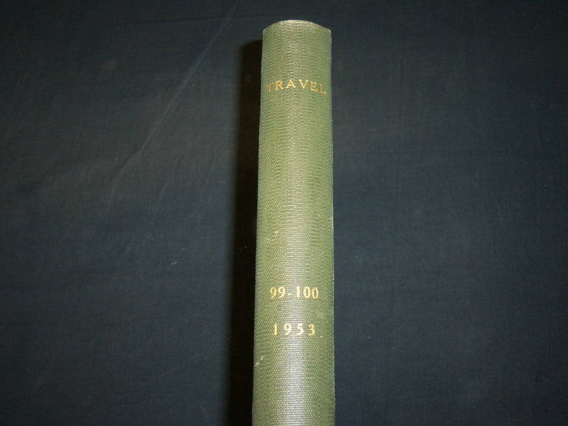 1953 JANUARY-DECEMBER TRAVEL MAGAZINE BOUND VOLUME - GREAT COVERS - KD 5997