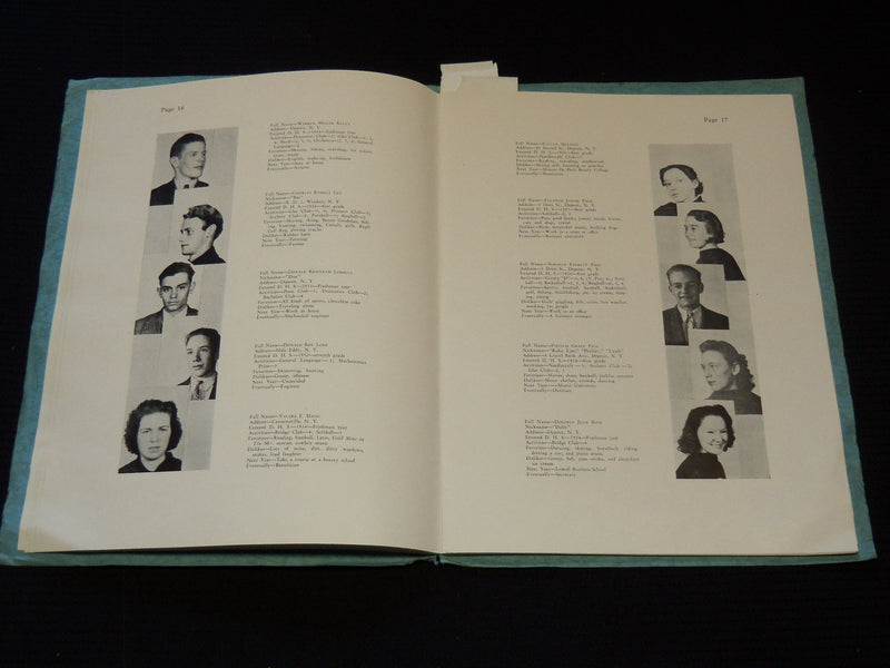 1938 ACORNS DEPOSIT HIGH SCHOOL YEARBOOK - SOFTCOVER - DEPOSIT NEW YORK - J 8030
