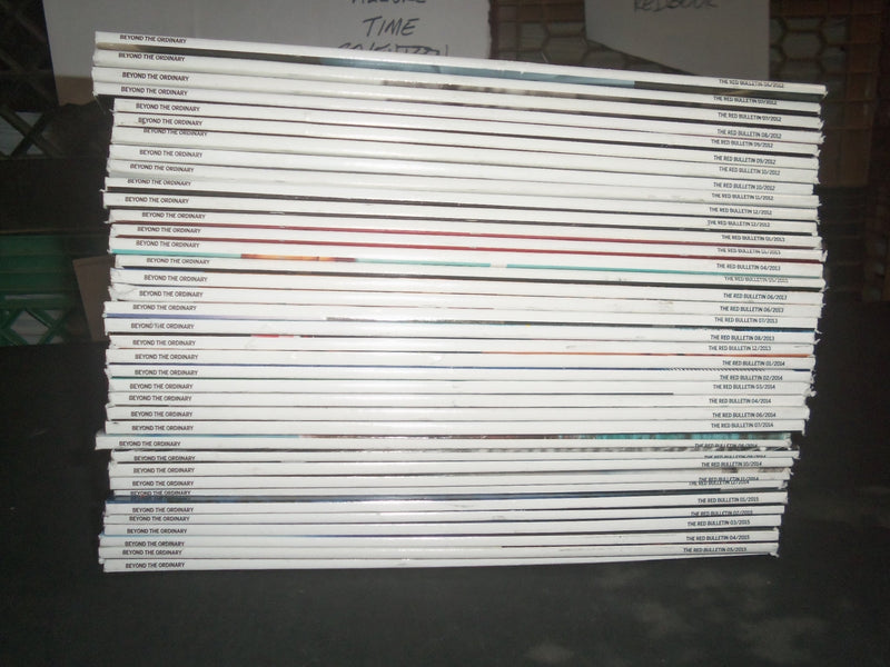 2012-2015 THE RED BULLETIN MAGAZINE - LOT OF 38 - O 3072