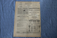 1872 MAY 12 LE GRELOT NEWSPAPER - ALFRED LE PEIT COVER - FRENCH - NP 8585