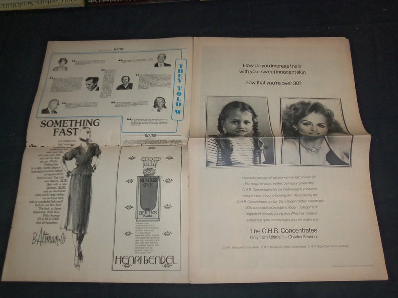 1979 JANUARY 19-26 W MAGAZINE - GREAT STORIES, PHOTOS & ADS - NP 3353