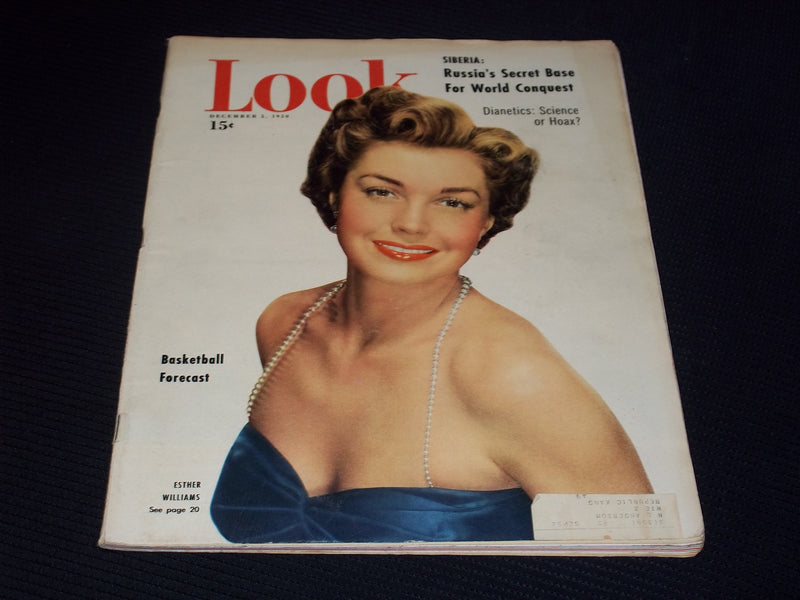 1950 DECEMBER 5 LOOK MAGAZINE - ESTHER WILLIAMS FRONT COVER - E 20405