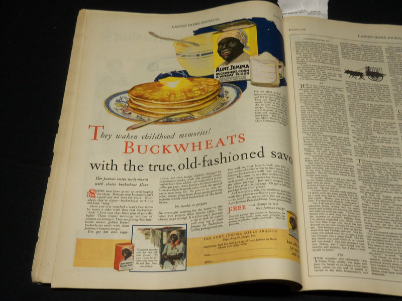 1928 JANUARY LADIES HOME JOURNAL MAGAZINE - KEWPIEVILLE - NICE ADS - F 361