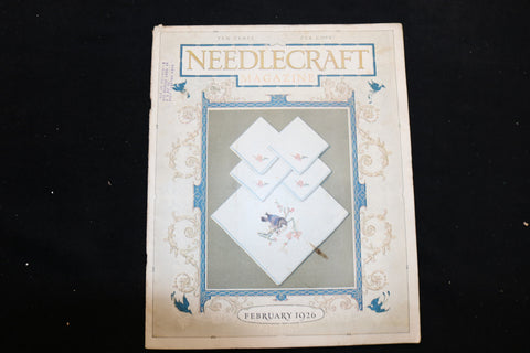 1926 FEBRUARY NEEDLECRAFT MAGAZINE - A BEAUTIFULLY ILLUSTRATED COVER - E 9905