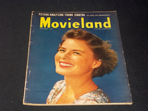 1948 NOVEMBER MOVIELAND MAGAZINE - INGRID BERGMAN COVER - E 3582