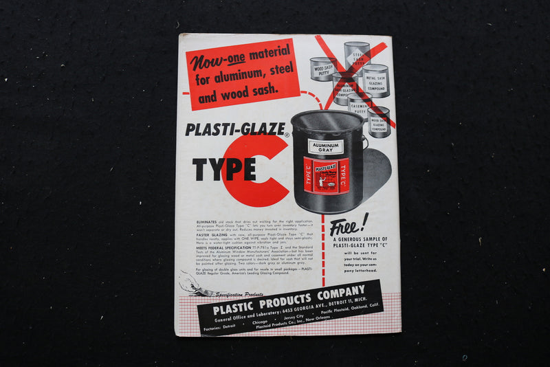 1954 APRIL GLASS DIGEST MAGAZINE - SP 4188G