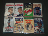 1960'S-1980'S NEW YORK YANKEES PAPERBACK BOOKS LOT OF 16 -MANTLE- FORD - CW 6000