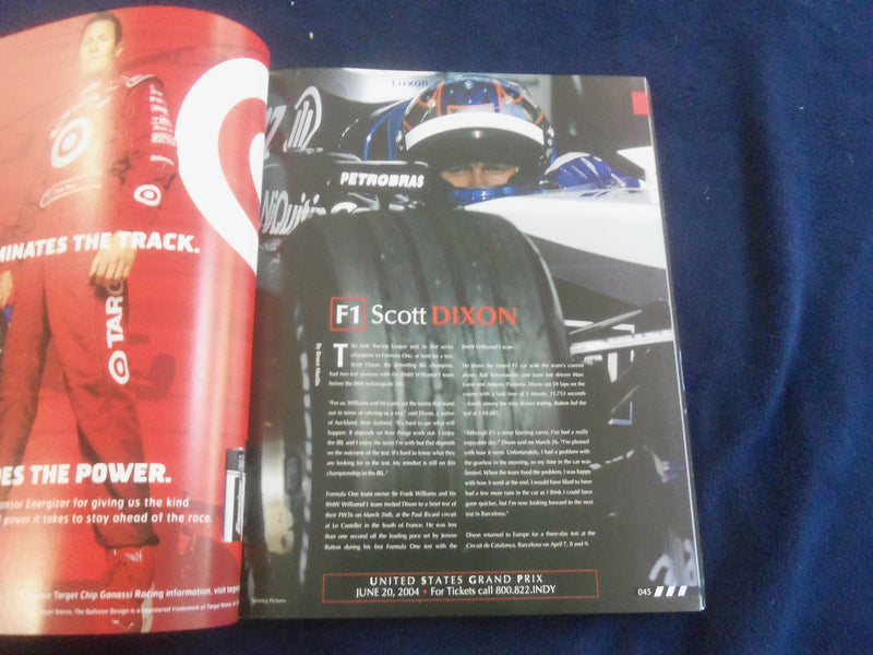 2004 MAY 30 88TH INDIANAPOLIS 500 RACING PROGRAM - GREAT PHOTOS - SP 6599N