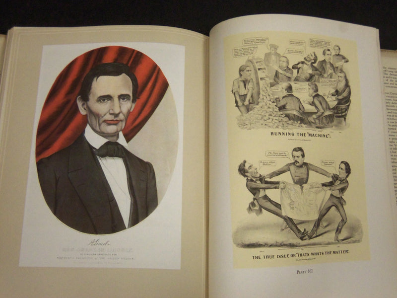 1942 CURRIER & IVES VOLUME LOT OF 3 - GREAT PLATES INSIDE - KD 2451
