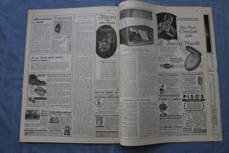 1922 DECEMBER THE MODERN PRISCILLA MAGAZINE - CHRISTMAS ISSUE - SP 4782V