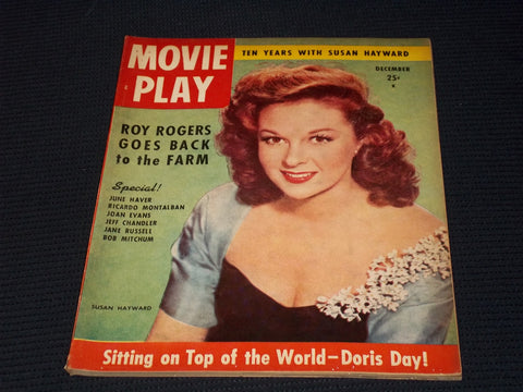 1951 DECEMBER MOVIE PLAY MAGAZINE - SUSAN HAYWARD FRONT COVER - E 14231