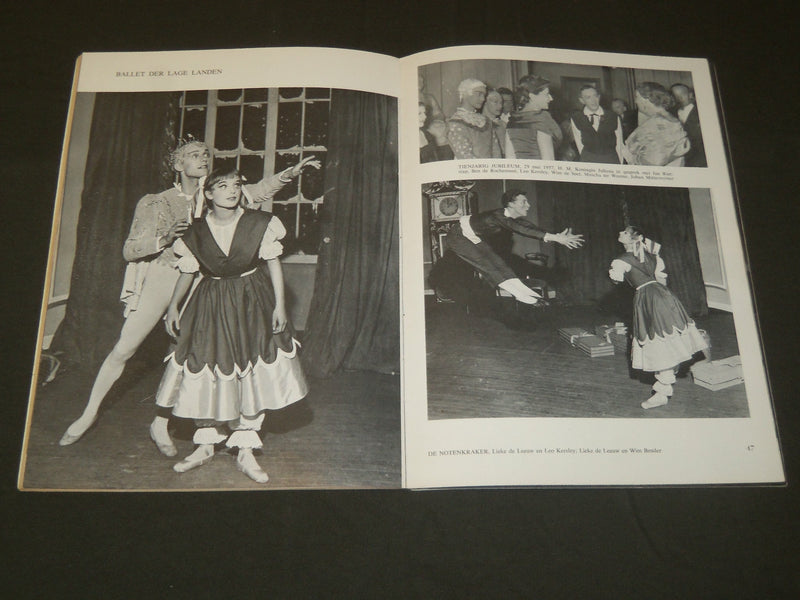 1956-1958 BALLET JAARBOEK 1 & 2 BOOK LOT OF 2 - NICE PHOTOS - DUTCH - J 5138