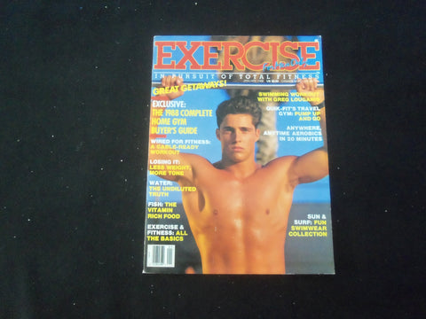 1988 JANUARY EXERCISE FOR MEN ONLY MAGAZINE - GREG LOUGANIS WORKOUT - SP 1522K