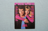 1990 APRIL-JUNE PREVUE MAGAZINE - GOLDIE HAWN & MEL GIBSON COVER - E 19780