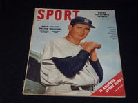1956 JULY SPORT MAGAZINE - TED WILLIAMS NFL MLB NBA NHL - E 22