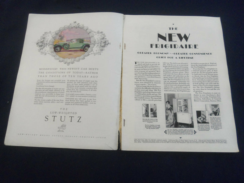 1928 NOVEMBER ASIA MAGAZINE - GREAT PHOTOS, STORIES & ADS - SP 1223J