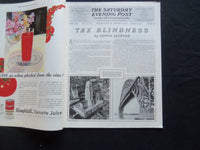 1933 JANUARY 28 THE SATURDAY EVENING POST MAGAZINE - ILLUSTRATED COVER - SP 1498