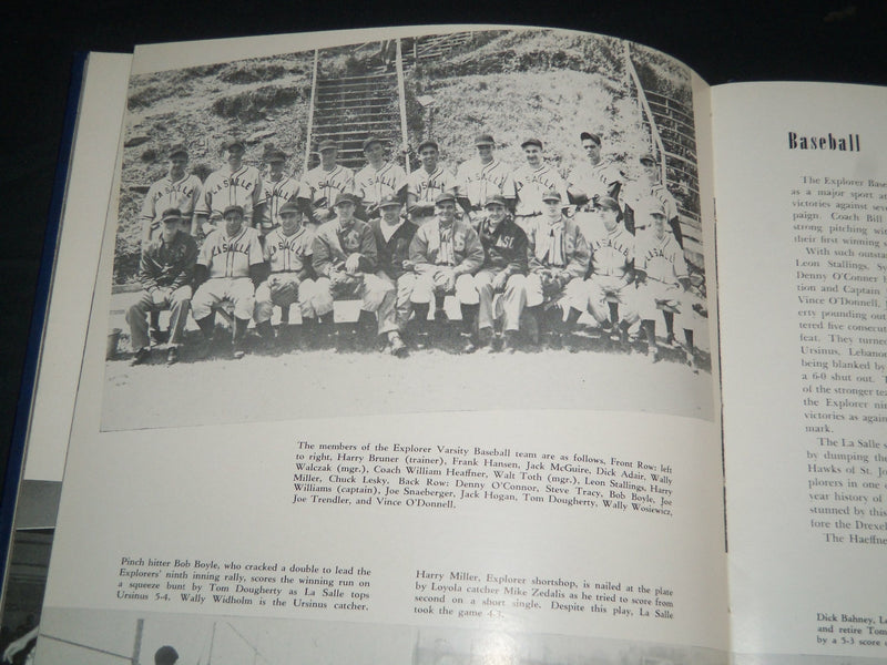 1949 EXPLORER LA SALLE COLLEGE YEARBOOK - PENNSYLVANIA - NICE PHOTOS - YB 1706