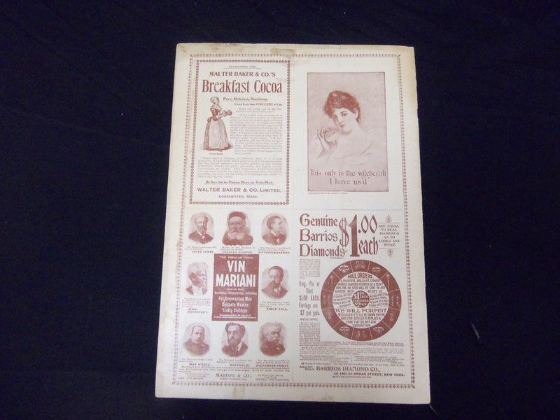 1898 NOVEMBER DEMOREST'S FAMILY MAGAZINE - GREAT ILLUSTRATIONS & ADS - ST 1821