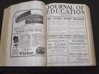 1918 JANUARY-DECEMBER JOURNAL OF EDUCATION BOUND VOLUME - COMPLETE YEAR - R 890