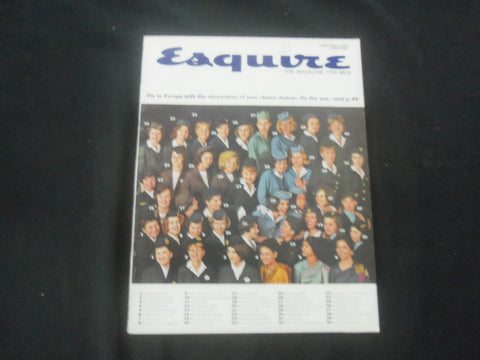 1964 FEBRUARY ESQUIRE MAGAZINE - FLY TO EUROPE WITH STEWARDESS OF CHOICE - F 866