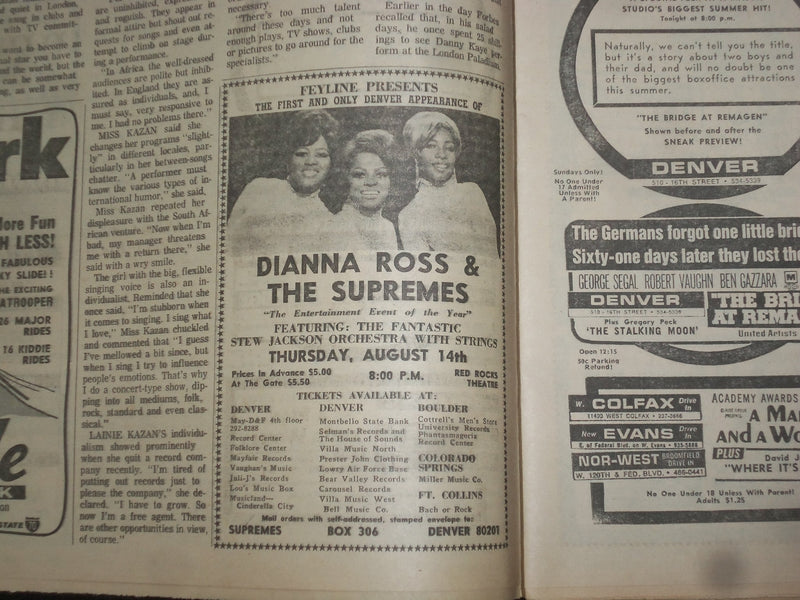 1969 JULY 27 DENVER POST ROUNUP - HOWARD KEEL - BETTY GARRETT - NP 8058