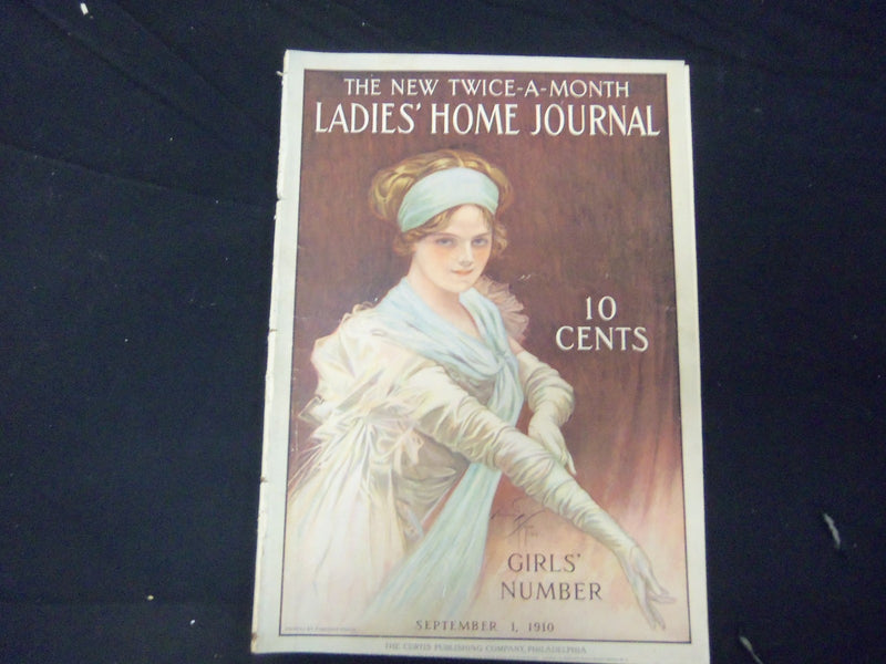 1910 SEP 1 LADIES' HOME JOURNAL MAGAZINE - HARRISON FISHER COVER - ST 1700