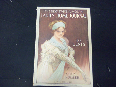 1910 SEP 1 LADIES' HOME JOURNAL MAGAZINE - HARRISON FISHER COVER - ST 1700