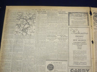 1917 DECEMBER 2 NEW YORK TIMES- GERMANS BREAK BRITISH LINES NEAR CAMBRAI-NT 8249