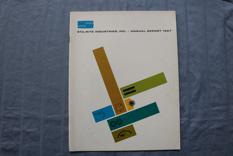 1959-1970 STA-RITE ANNUAL REPORTS - LOT OF 6 - K 3214