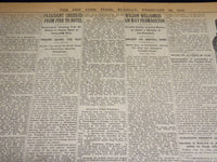1919 FEBRUARY 25 NEW YORK TIMES - WILSON BRINGS HOME WORLD'S MESSAGE - NT 7970