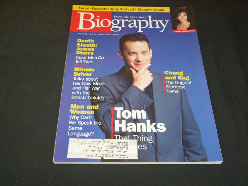 1998 JULY BIOGRAPHY MAGAZINE - TOM HANKS - SP 7345