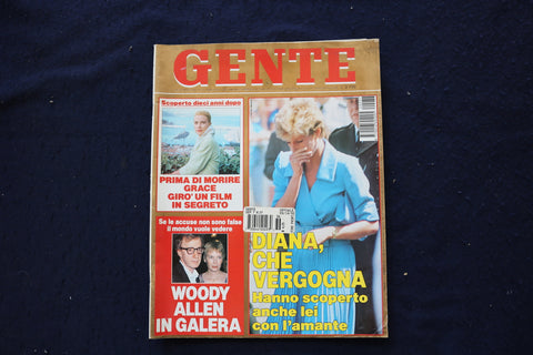 1992 SEP 7 GENTE MAGAZINE - PRINCESS DIANA - ITALIAN COVER - E 23731