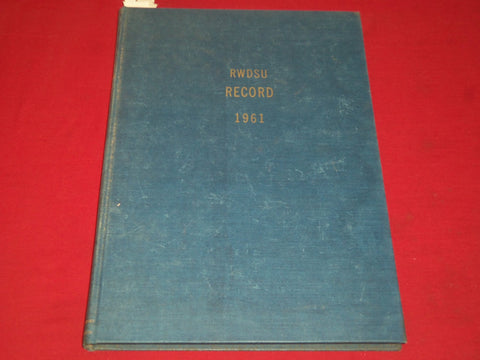 1961 RWDSU RECORD NEWSPAPER BOUND VOLUME NO. 8 - RETAIL - WHOLESALE - R 15J