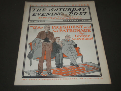 1902 MAY 24 THE SATURDAY EVENING POST MAGAZINE - ILLUSTRATED COVER- SP 1043