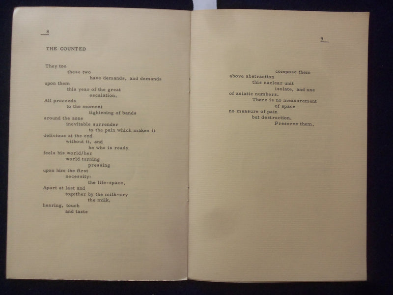 1967 THE COUNTED SOFTCOVER BOOK BY ROBERT VAS DIAS - INSCRIBED - K 179