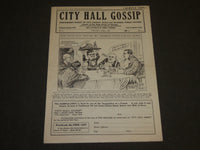 1926 APRIL CITY HALL GOSSIP MAGAZINE VOLUME 1 NO. 1 - CHICAGO - J 3520