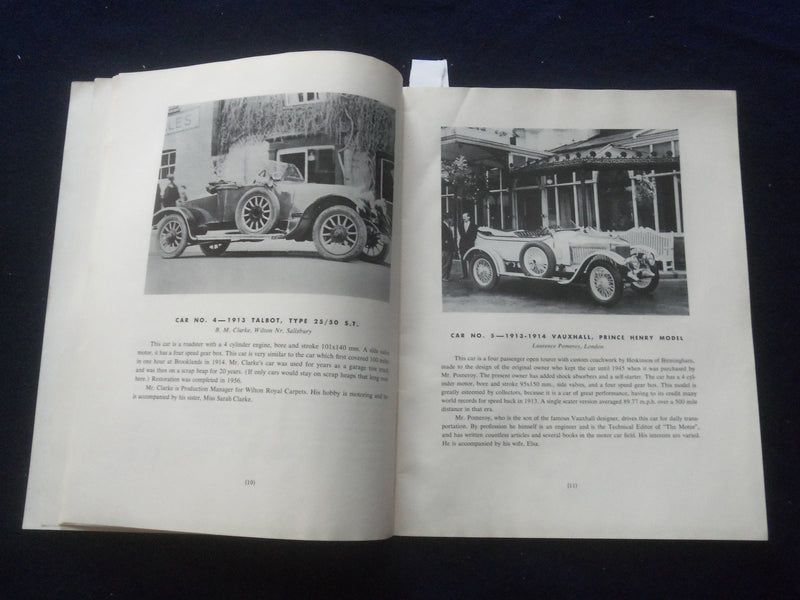 1957 APRIL 23-30 ANGLO-AMERICAN VINTAGE CAR RALLY PROGRAM - J 8406