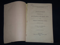 1851 REV. L. H. SHELDON DISCOURSE FUGITIVE SLAVE BILL - J 8938